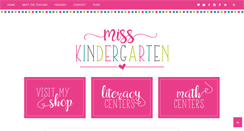 Desktop Screenshot of miss-kindergarten.com